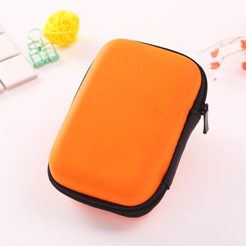 1PCs Card Sleeves Desk Protector Bag Cases Data Cable Storage Holder Organizers for Magical Gathering Board Game Cards Protector: Orange