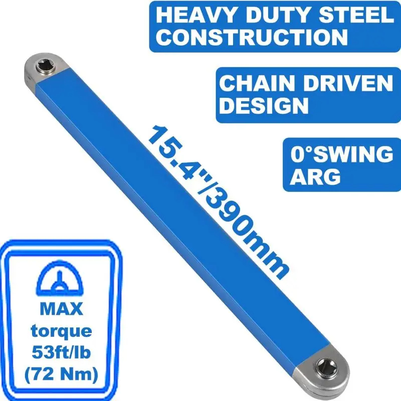 Ratchet Torque Extension Wrench Dual-purpose Wrench Multifunctional Offset Extension Wrench Machine Shop Garage Wrench Tool: Default Title