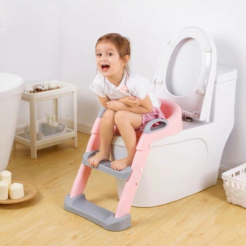 #39 pojkar flickor baby toalett träningssits stege barn wc småbarnsstol säte säker barnpotta