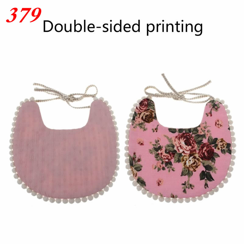 Bébé gland salive serviette florale Vintage -né photographie Double face bavoirs garçons filles accessoires Bandana campagne Costume enfants: 379