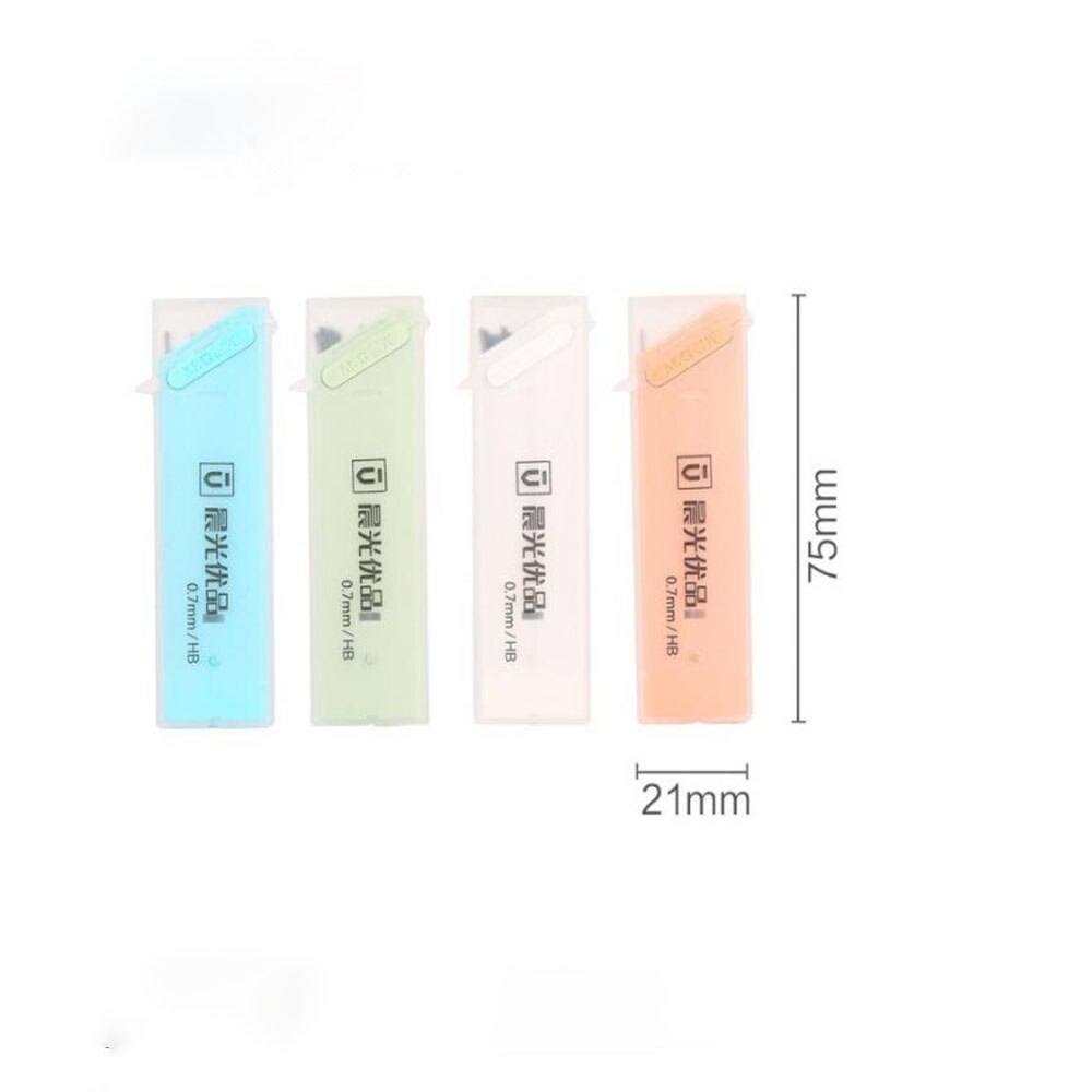 0.5/0.7mm Mechanical Pencil Automatic Pencils Press Pen Set with Lead Pencils School Office Writing Supplies Stationery: Random refill 0.7mm