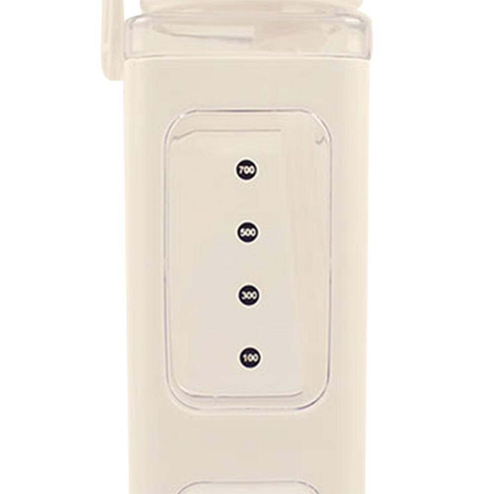 900ML transparent Platz Wasser Flaschen Kunststoff Reise Tee Saft Milch Tragbare Nette Shaker Trinken Flasche Kawaii schneiden