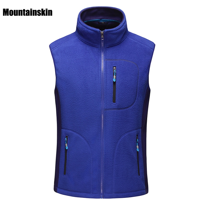 Menn høst vinter utendørs sport fleecevest klatring trekking ermeløs jakke fotturer camping softshell vindtett  rm092