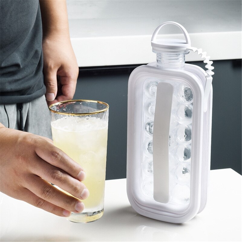 Ice ball maker vandflaske isterning form kedel ice bakke party køler beholder