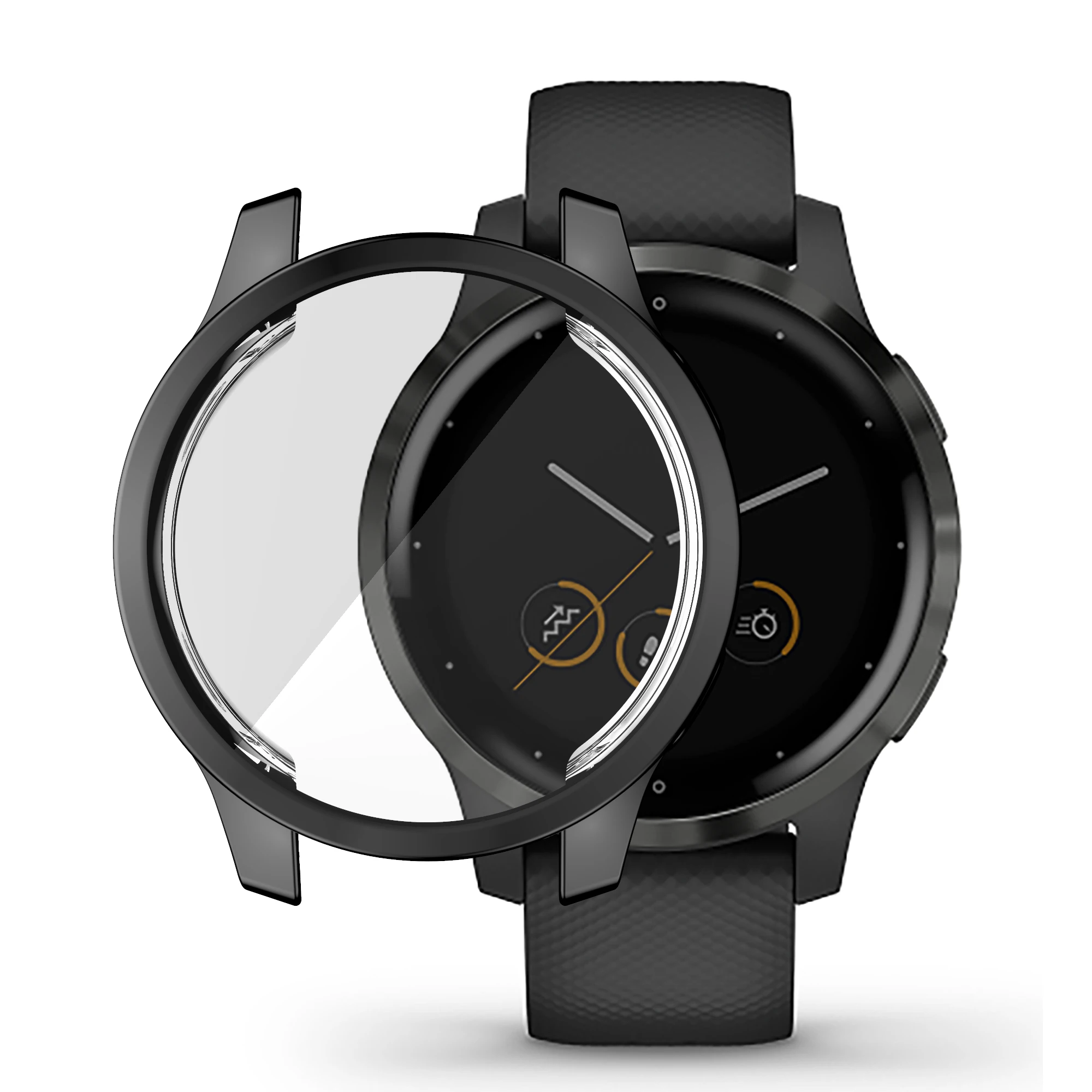 Protector Case For Garmin Venu 2 / 2S /2Plus /Garmin Venu 3 3S For Garmin Vivoactive 4S 4 /Garmin active4 Screen Protector Cover