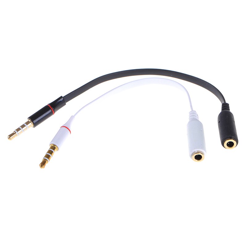 18Cm Man-vrouw 3.5Mm Ons Jack Audio Verlengkabel Cord 3.5 Ns Hoofdtelefoon Oortelefoon Luidspreker Stereo Audio kabels Snoeren