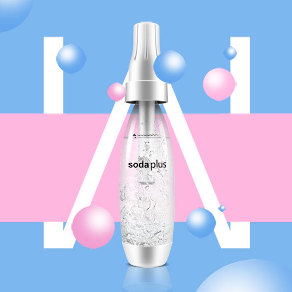 Bärbar manuell bubbla vatten läsk maskin mini kolsyrad läsk resa juice läsk mousserande vatten maker spritzers