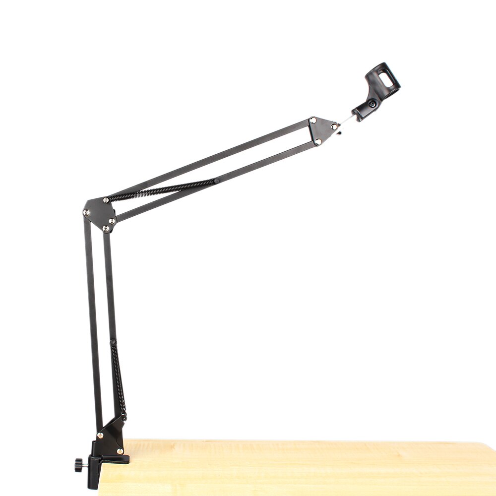 Microphone Suspension Mic Clip Adjustable Boom Studio Scissor Arm Stand