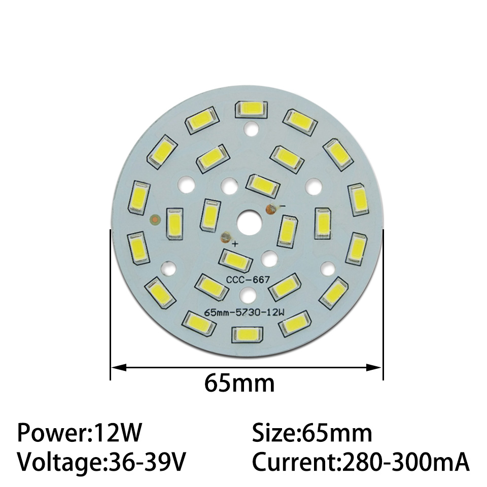 3W 5W 7W 9W 12W 15W 18W 21W 30W 36W LED Bulb Lamp SMD5730 Light Board Led Lamp Panel For DIY LED Bulb Ceiling PCB With LED: Yellow / 32 W
