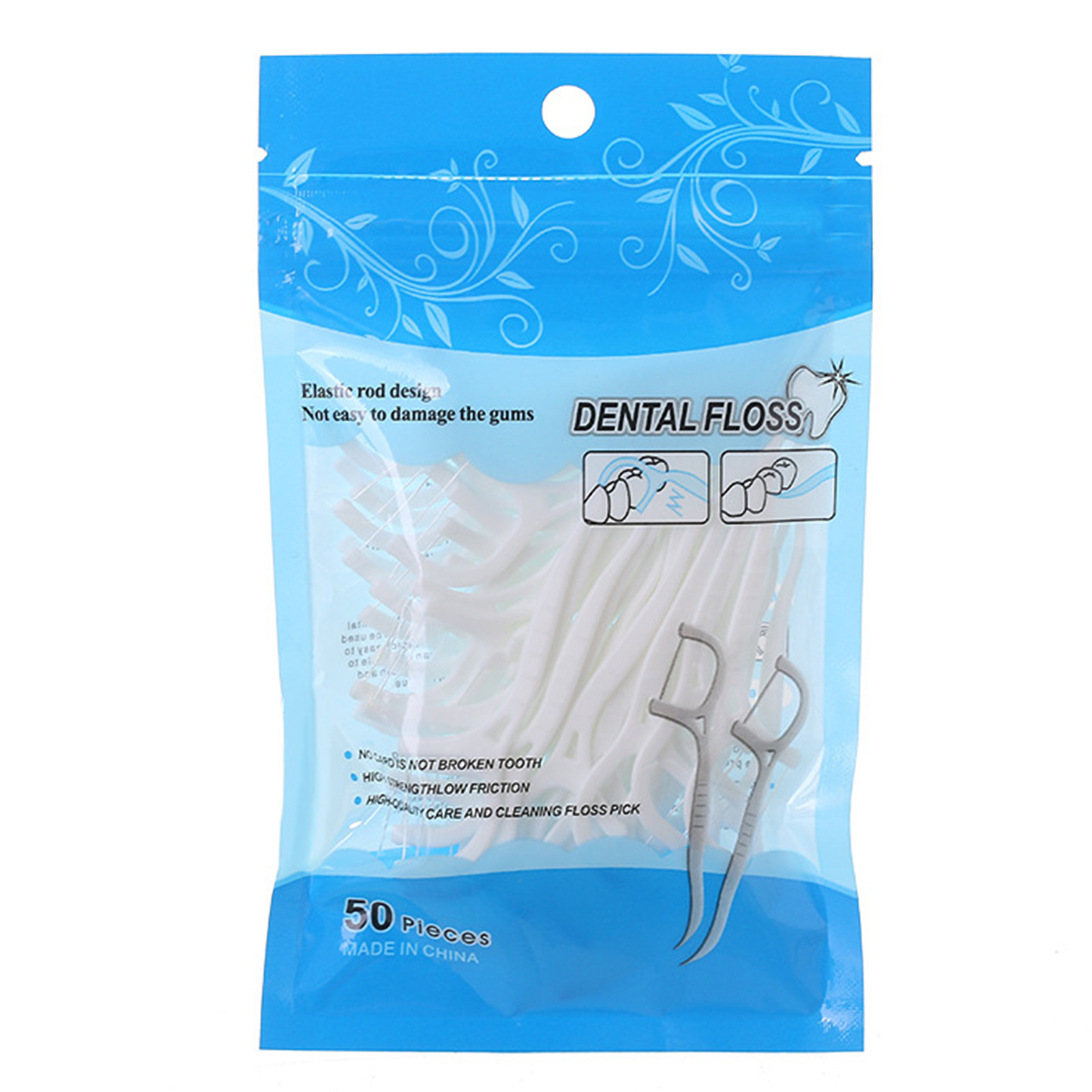 Disposable Flossers Sticks with Portable Travel Case Suitfor Family 50pcs/100pcs Mini Toothpick Box for Hotel Travel EIG88