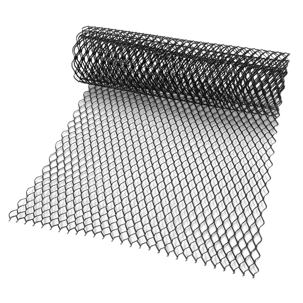 Bil front kofanger grill mesh netto aluminium 8 x 25mm sekskantet form