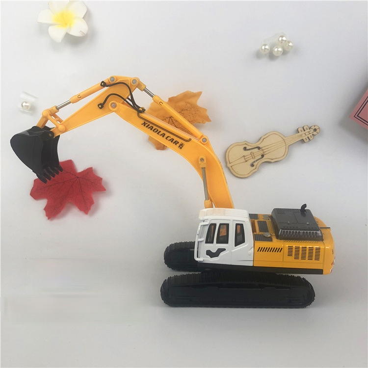 1/50 Slip Alloy Metal Excavator Model Children Toy