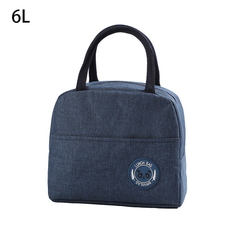 Bolsos para la comida para mujer y niño, 6L, térmicos, a la , nevera para Picnic, bolsa de almuerzo, bolsas de mano con aislamiento para comida de viaje