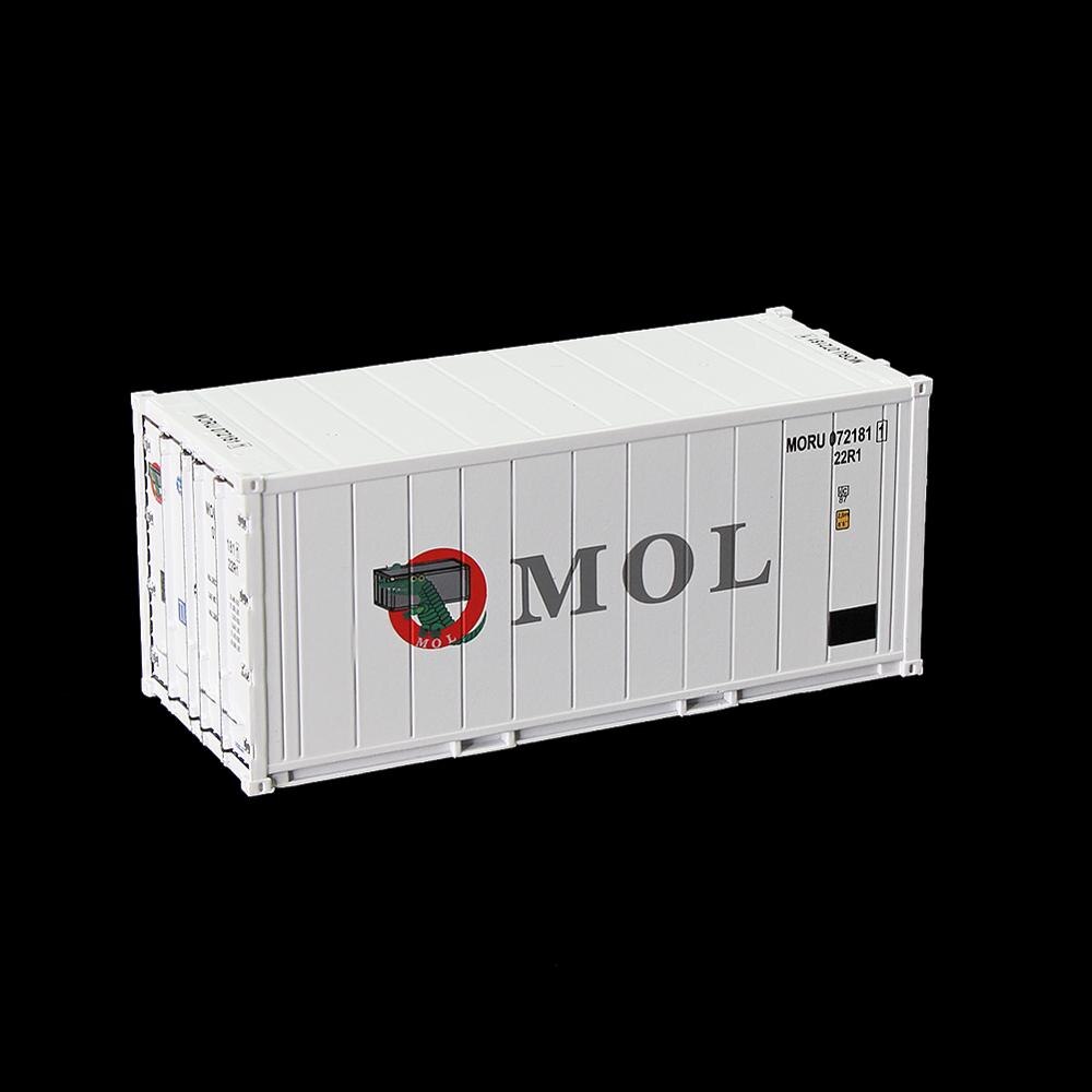 Refrigerante de cubo alto, escala HO, 20 pies, 1:87, 20 pies, contenedor Reefer C8727: MOL