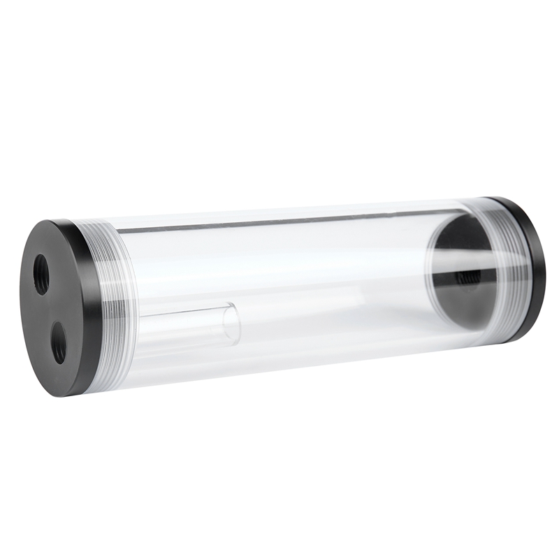 160MM length 50MM diameter cylindrical water-cooled tank accessories complete PMMA water tank water cooling computer