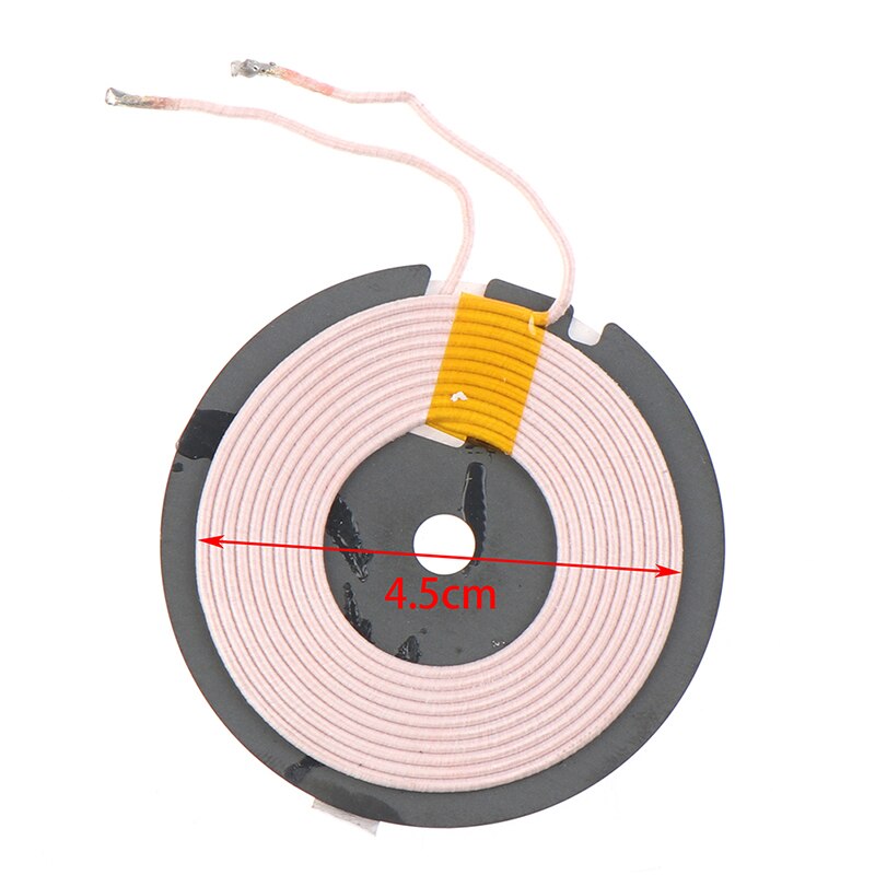 1pz 35/45/50 MILLIMETRI Circolare 10 Gira Bobina Bobina di Induzione per Il FAI DA TE Caricatore Senza Fili di Trasmissione Terminale universale QI standard: B