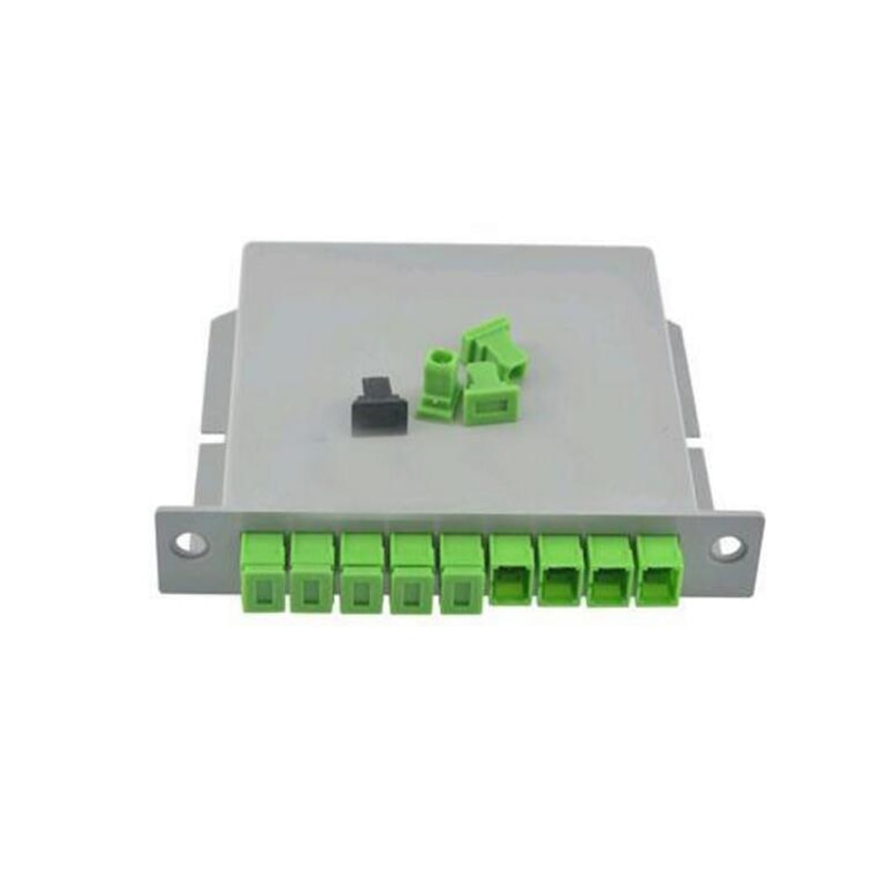 SC APC PLC 1X8 splitter Fiber Optical Box FTTH PLC Splitter box with 1X8 Planar waveguide type Optical splitter