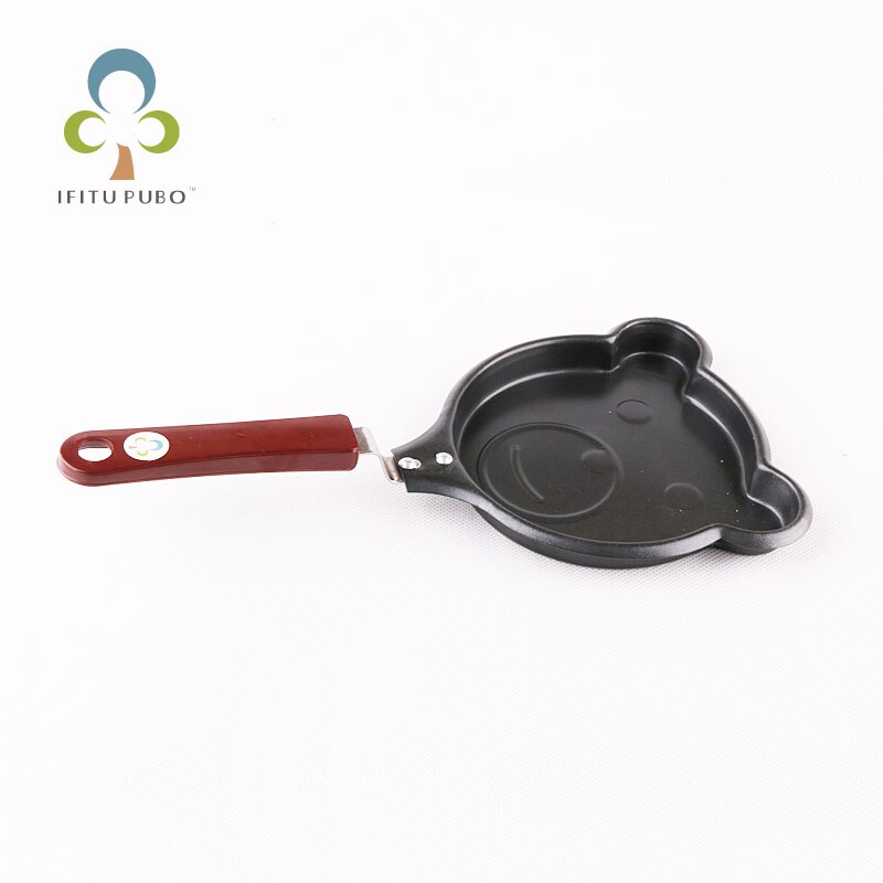 Creavtive Bear Shape Fry Egg Pancakes Mini Frying Pan Cauldron Housewares Various Kitchen Shaper Fried Tool Breakfast Tool GYH