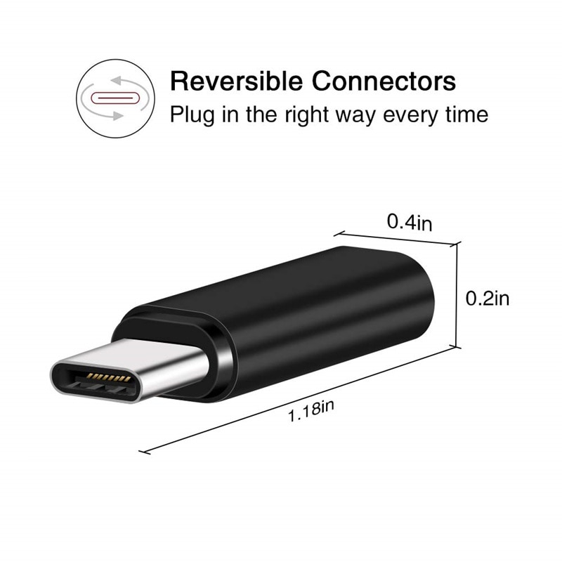 3PCS Metal Usb Type C To Lightning Adapter for Samsung Galaxy S9 S10 S20 Plus IPhone 11 Pro Max X 7 8 USBC To Ios Jack Converter