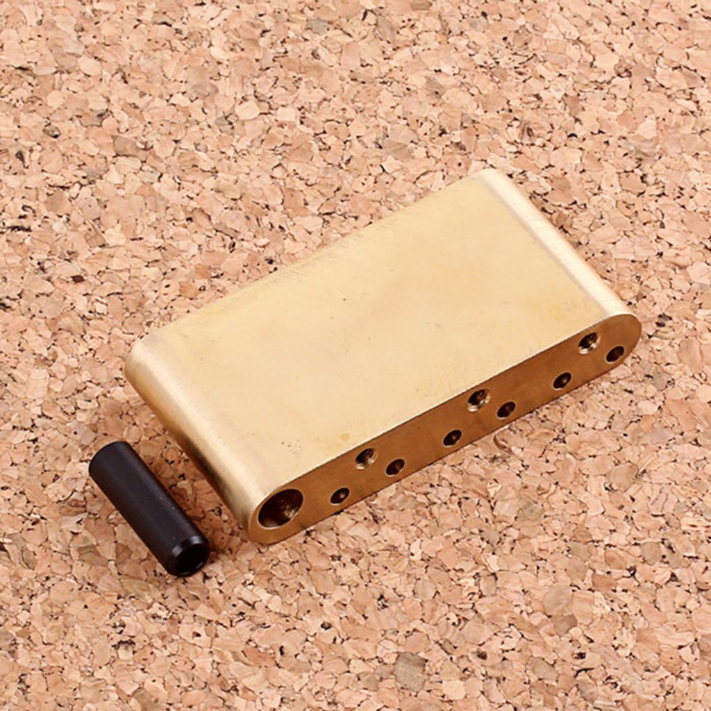 Electric Guitar Tremolos Bridge Block with Bar Kit Set Suitable for ST Guitar
