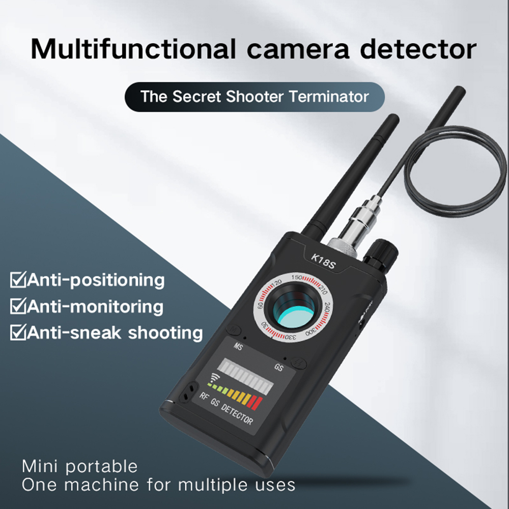 Mini cámara de Audio multifunción, Detector K18S, buscador de insectos, lente de señal GPS GSM, localizador RF, rastreador, cámara inalámbrica