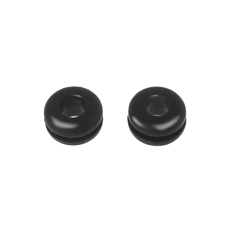 4pcs Bedplate Grommets BLACK Rubber Compatible With SME- 3009 3012 SME- 3009 3012 Base Plate Grommets