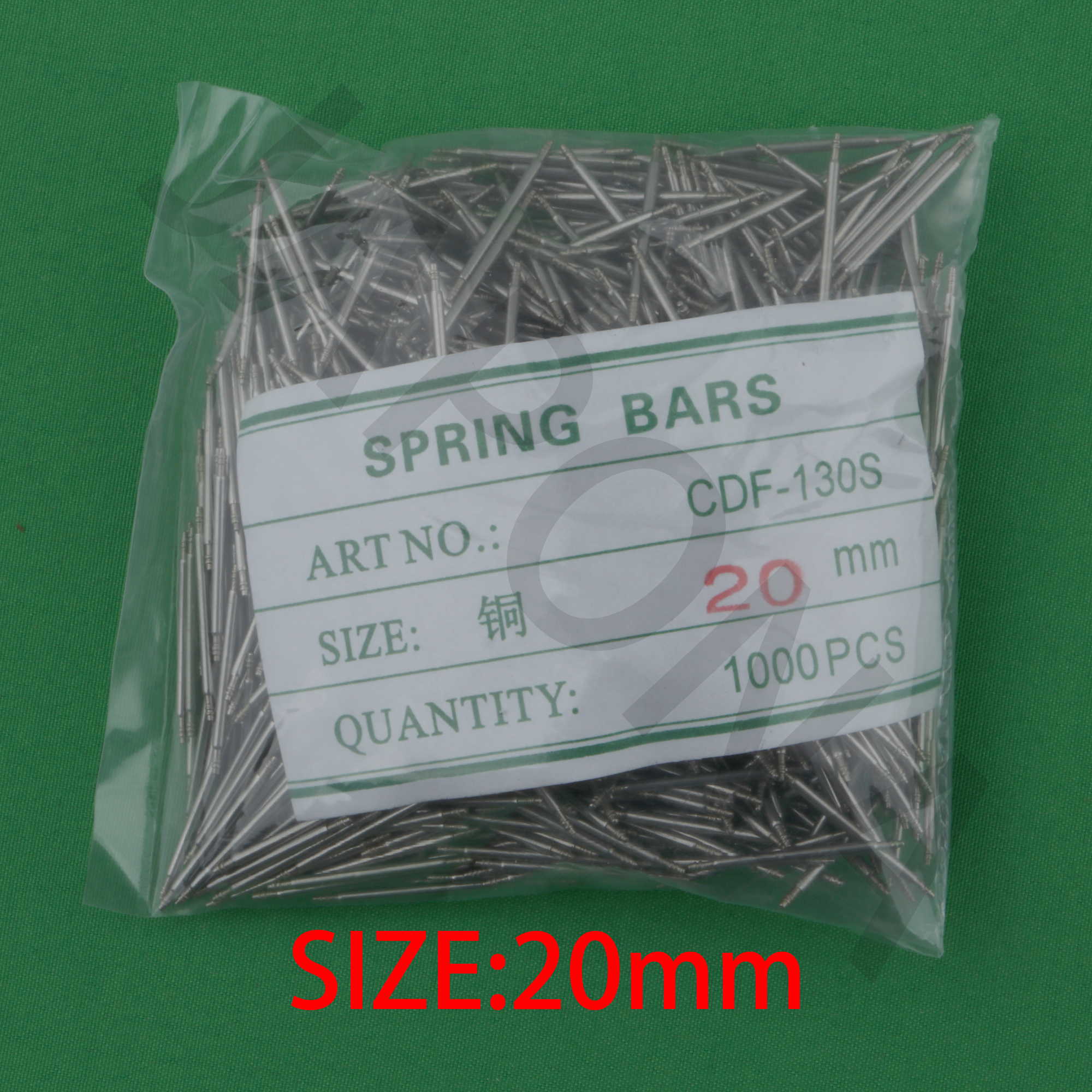 Horloge lente bar tool Horloge accessoires voor horloge winkel lente dik 1000PCS 8mm 10mm 12mm 14mm 16mm 18mm 20mm 22mm 23mm 24mm: Roze