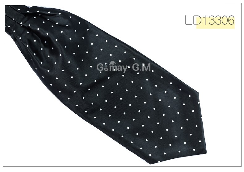 Ascot Cravate Cravate De Luxe Mens points Cou Cravate Cravate pour les Hommes De Mariage Cravates: LD13306