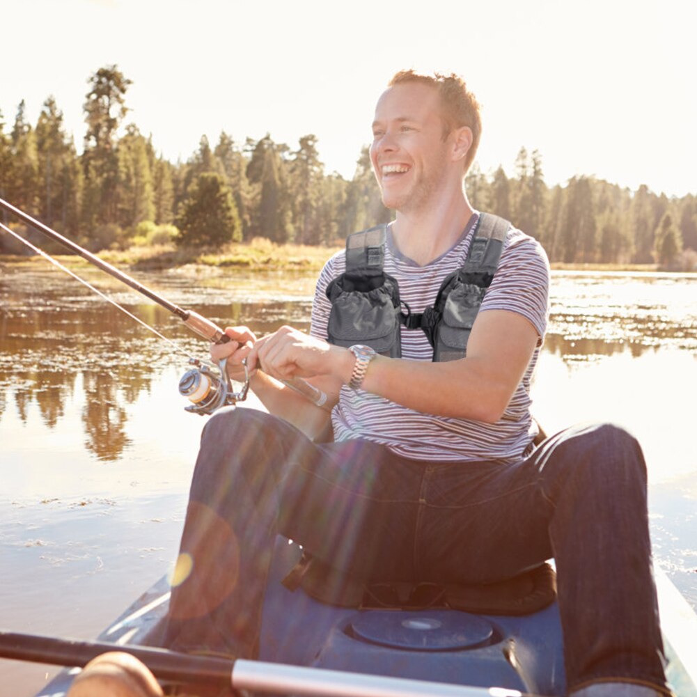 Multi-pocket Outdoor Travel Backpack Fishing Vest Breathable Mesh Adjustable Photography Waistcoat Jacket