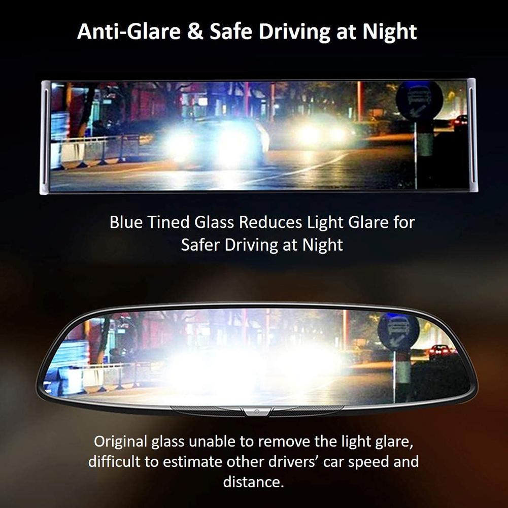 Universal- Auto Spiegel Innen Rückspiegel Auto Rückspiegel Anti-Blendung weitwinkel Oberfläche Blau Spiegel Auto zubehör