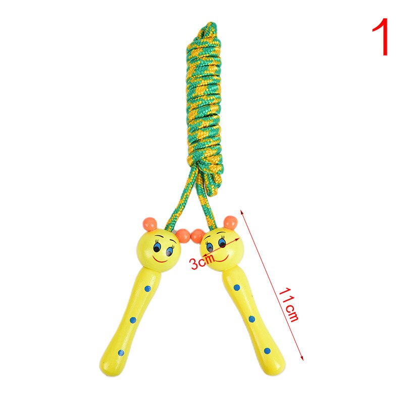 Animals Rope 1.98M/2.18M Lovely Cartoon Wood Handle Kids Children Skipping Jump Rope Sport Exercise Tool: A1