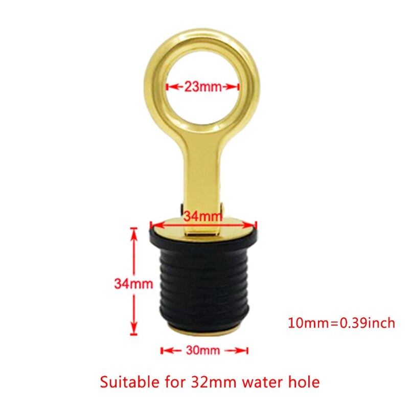 Gummi-messing-schnappverschluss, klappverschluss, rumpf-lebendfischbehälter, bootsablaufstopfen, bilgen- und heckspiegel-spundwand-köderbehälter, bootszubehör