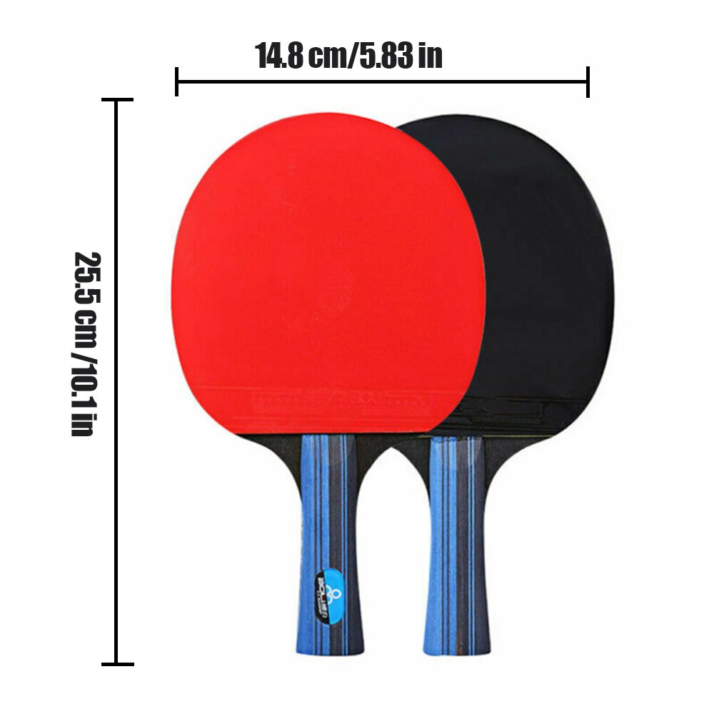 Table Tennis Racket set Ping Pong Student Sports Equipment Ping Pong Paddle Racket Set With Bag 3 Balls D30