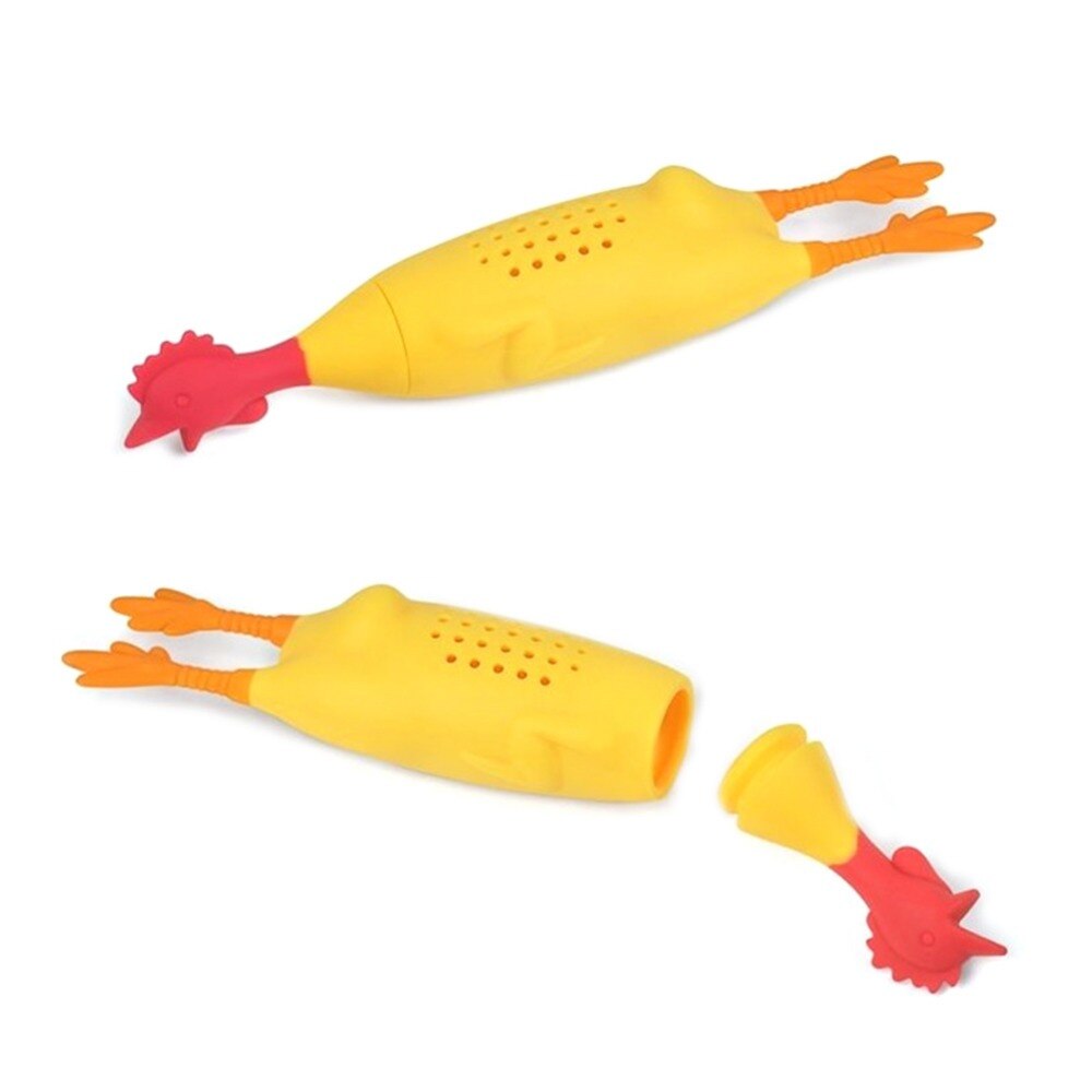 Infuseur en Silicone pour thé | Mignon, coq de poulet, poule infuseur pour thé, Pot d'assaisonnement, récipient à condiments, boîte à épices réutilisable OK 0988 1 pièce