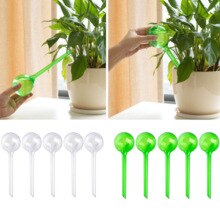 5PCS Plant Automatic Self Watering PVC Bulbs Ball Plant Bonsai Flowers Watering Feeder Watering System Garden Supplies