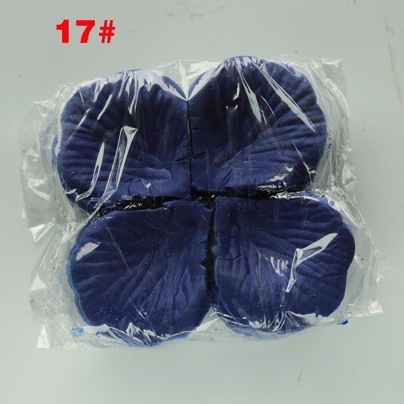 500 stücke Seide Rose Blume Blätter Blätter Hochzeit Tisch Dekorationen Rose Blütenblätter Romantische Dekoration Petalos: dark blue 17
