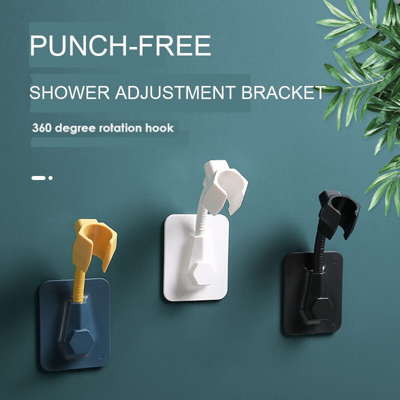 Douche Beugel Punch-Gratis Slang Basis Nozzle 360 Verstelbare Badkamer Douchekop Holder Wall Mounted Douche Beugels Accessoires