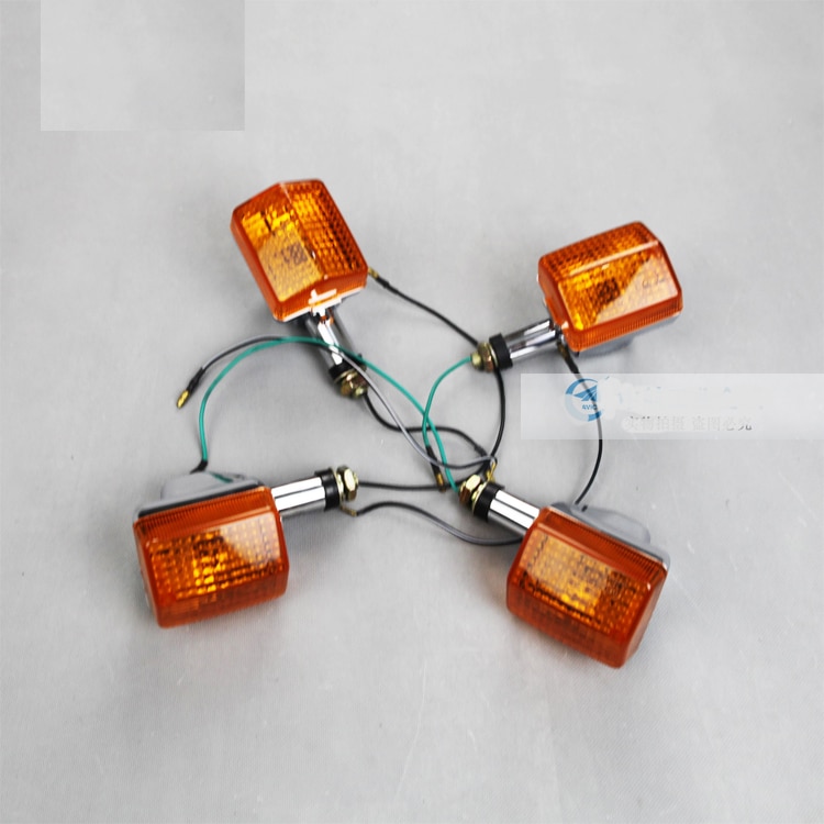 Motorfiets Knipperlicht Set voor Suzuki AX100 6V - Complete Set