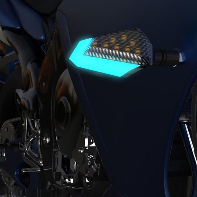 1 par premium praktisk holdbart led blinklys tilbehør til motorcykel motorcykel