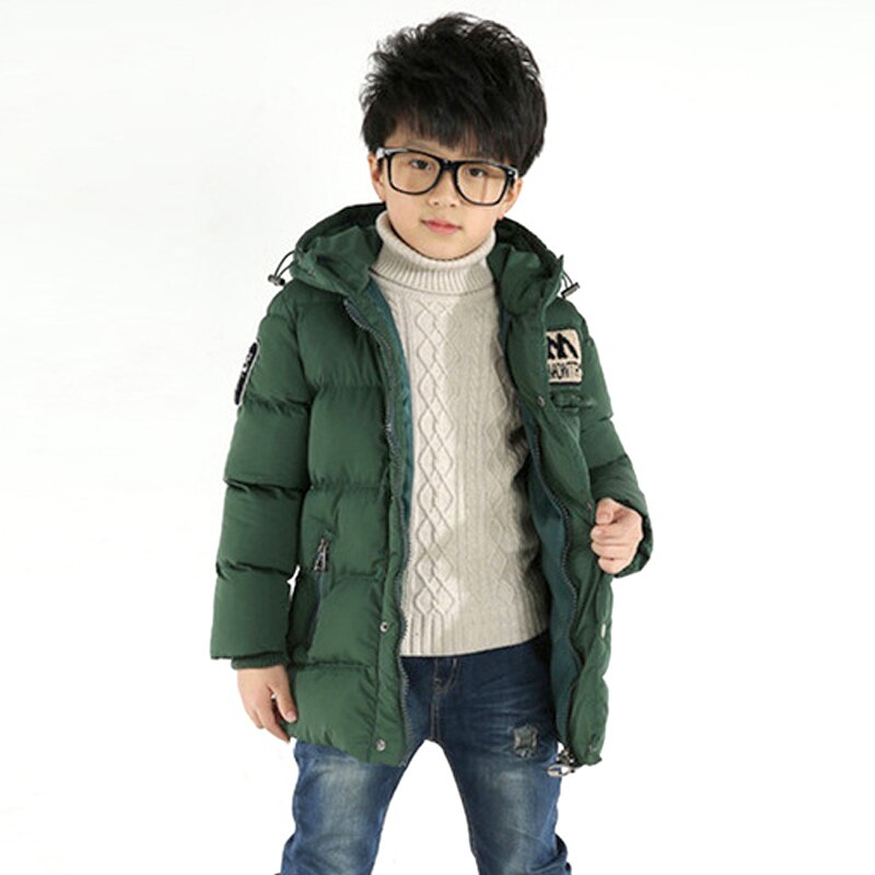 Manteaux et vestes d'école pour garçons lourds, taille 6 8 10 5t, husky, vêtements d'automne et d'hiver lourds, capuche en laine avec fermeture éclair, ,: Green / 10T