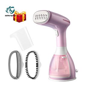 Travel Handheld Fabric Steamer 15 Seconds Fast-Heat 1500W Powerful Garment Steamer for Home Travelling Portable Steam Iron: 801-PINK