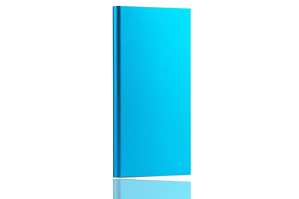 20000Mah Draagbare Ultra Slim Power Bank Telefoon Oplader Externe Polymeer Batterij Powerbank Power-Bank Voor Mobiele Telefoons: Blue