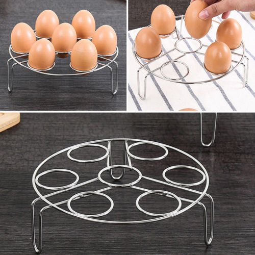 Eco Friendly Egg Rack Steamer Cooker Holder Stainless Steel Trivet Steam Rack For Instant Pot Egg Poachers