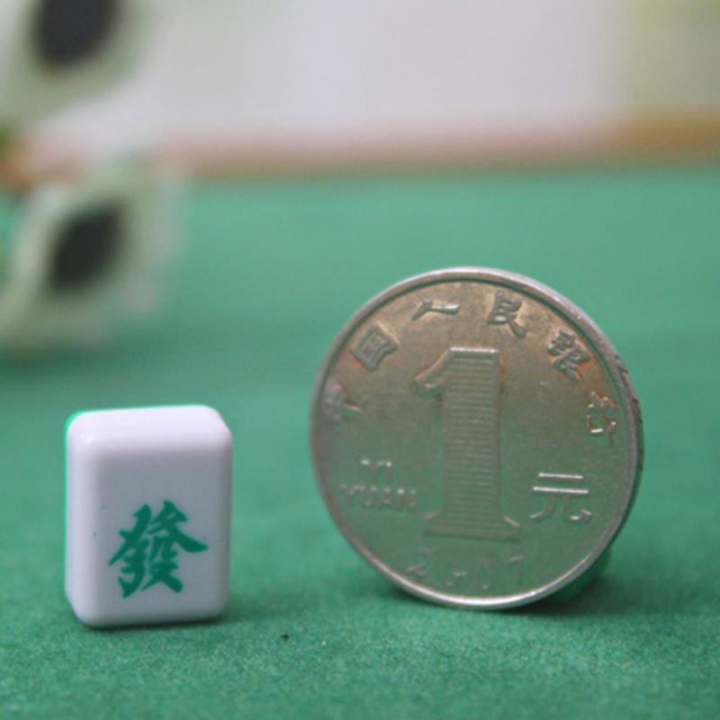Mini mahjong pöytäpakkauksella lautapeli perhe hauska lelu taitettavalla pöydällä kevyt mini mahjong setti puoluepeli