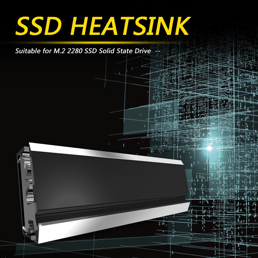 M.2 SSD Heatsink Cooler Heat Dissipation Radiator 2280 Solid State Drive SSD Heat Sink Cooling Vest Thermal Pad For Desktop PC