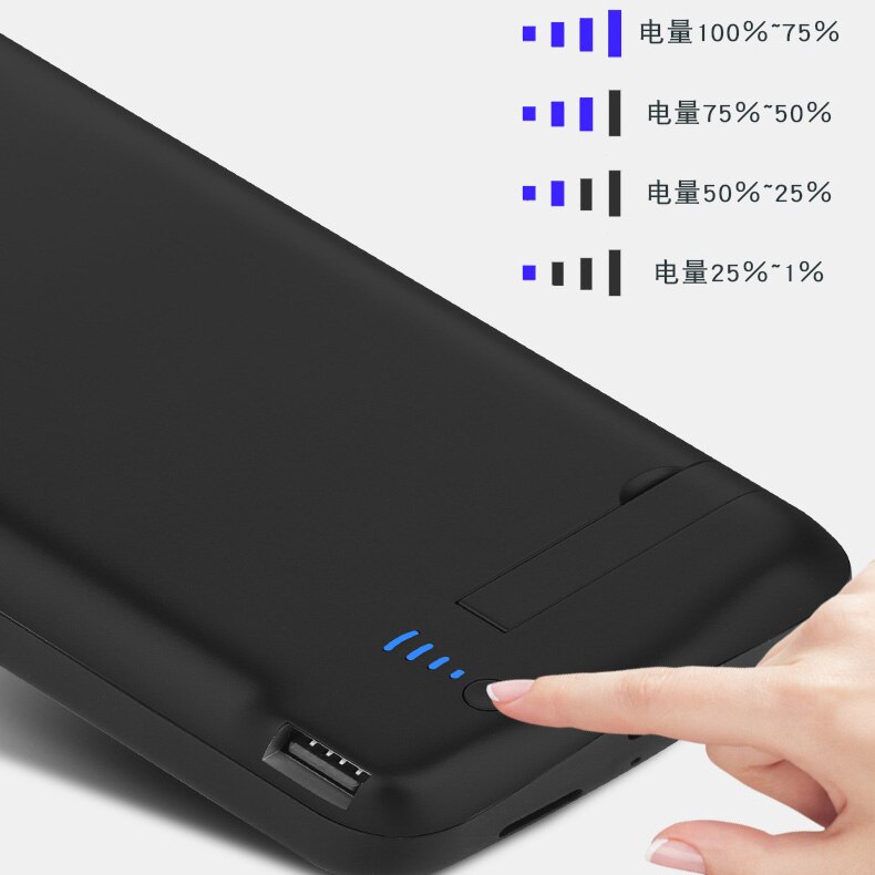 6500mAh Honneur 8X Batterie étui pour Huawei Honneur 8x Puissance Housse Pour Huawei Honor 8x USB Chargeur Capa Fundas