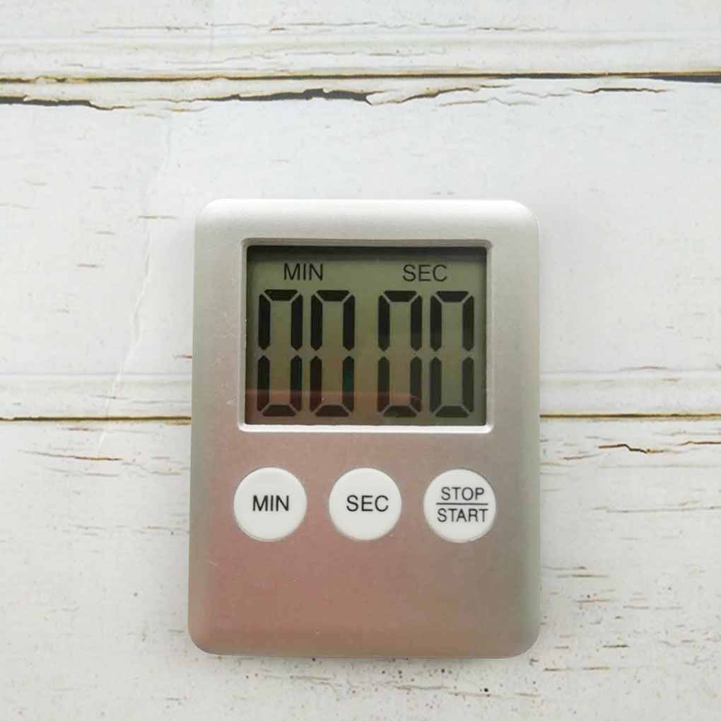 Kitchen Timer Super Thin LCD Digital Screen Cooking Count-Down Up Magnetic Clock Alarm Bar Accessories Sleeping Sport Work Tool