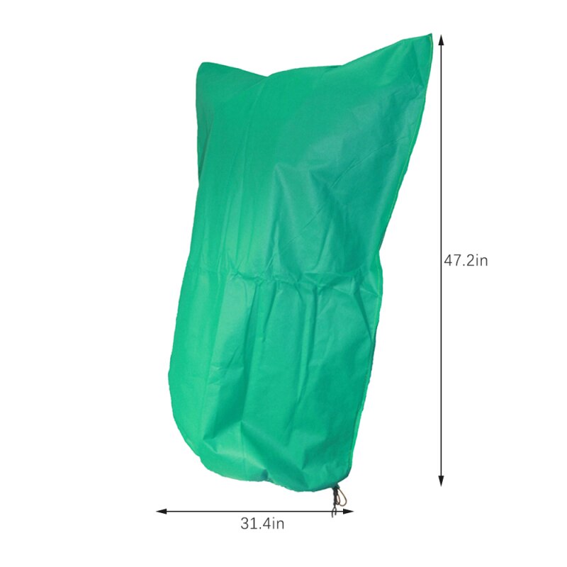 Sacos de proteção para plantas inverno capa de plantas ferramenta de jardim capa de planta saco de tecidos de poliéster anti-inseto orgânico geada líquida capa