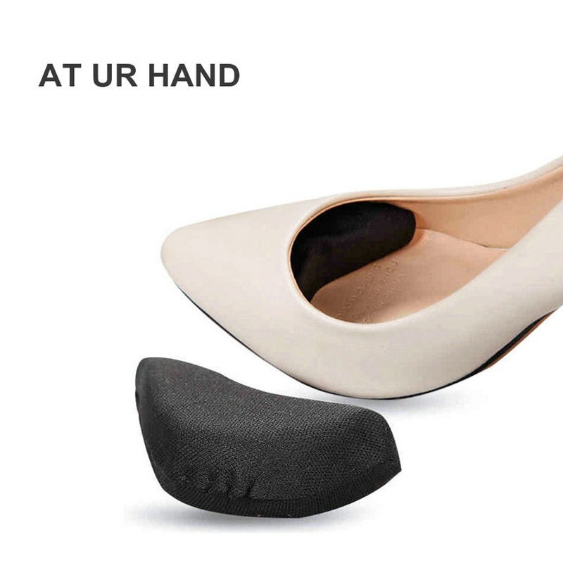 Esponja nueva puntera insertar punta macho almohadilla para mitad de la puntera Anti-dolor zapatos grandes zapatos de dedo del pie frente superior de zapatos de ajuste