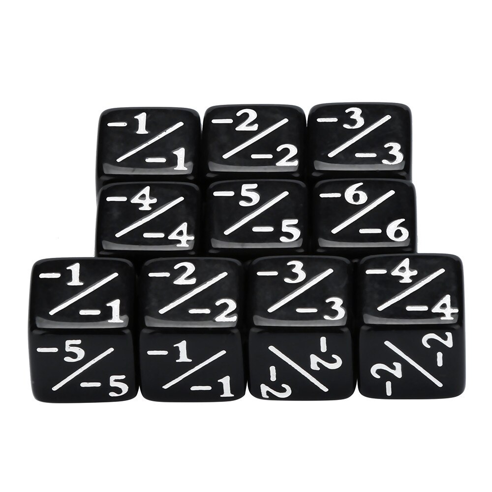 Freaky dobbelstenen 10Pcs poly dobbelstenen d6 16mm entertainment game veelvlak D6 acryl dobbelstenen 100% gloednieuwe dados poliedricos 30A20